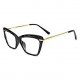 Crystal Transparent Eyewear Clear Lens Glasses Frame